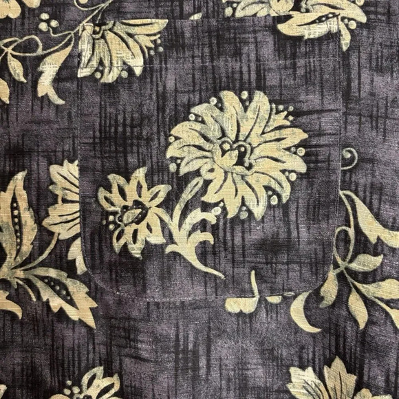 TOMMY BAHAMA Hawaiian Floral Print Short Sleeve Silk Button Up Aloha Shirt Large - Picture 5 of 14
